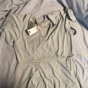 NWT H&M Wrap Dress Size Large Mint green